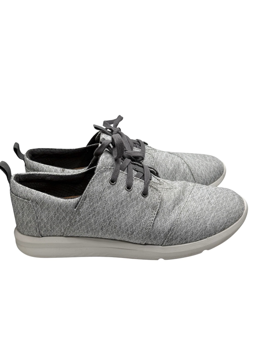 Tom’s Women’s Casual Gray Lace-Up Sneakers